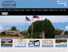 Tablet Screenshot of myencinoparkapts.com